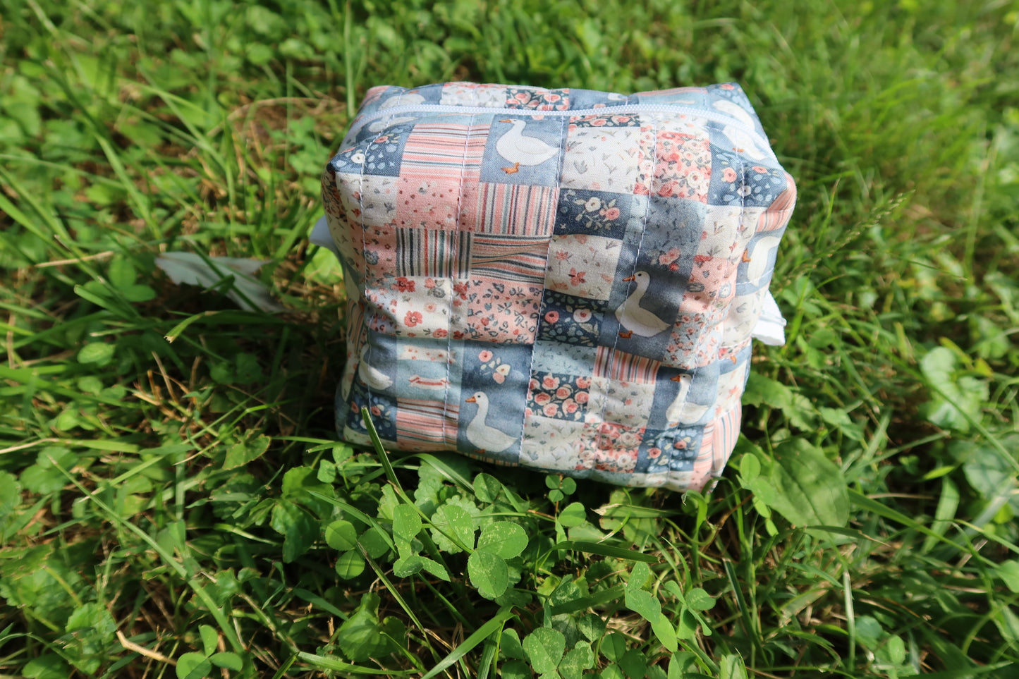wildflower geese makeup bag