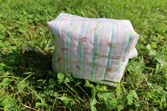 pink buttercup makeup bag